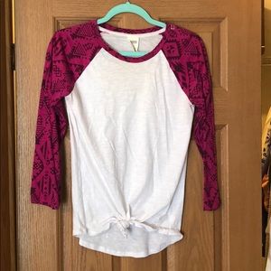 PINK VS baseball tee